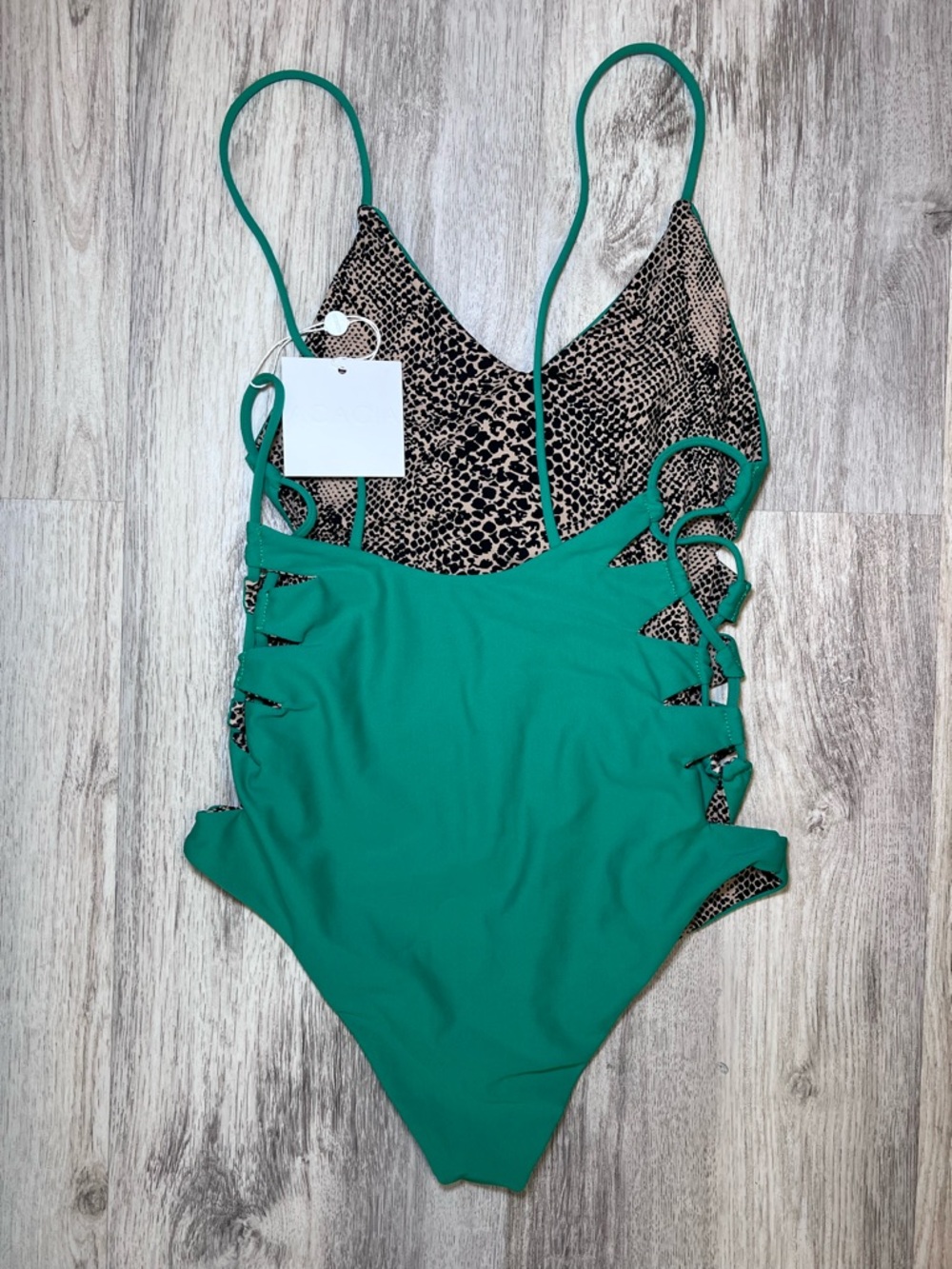 Acacia One-Piece Swimsuit with Side Cutouts NWT. - Picture 3 of 9